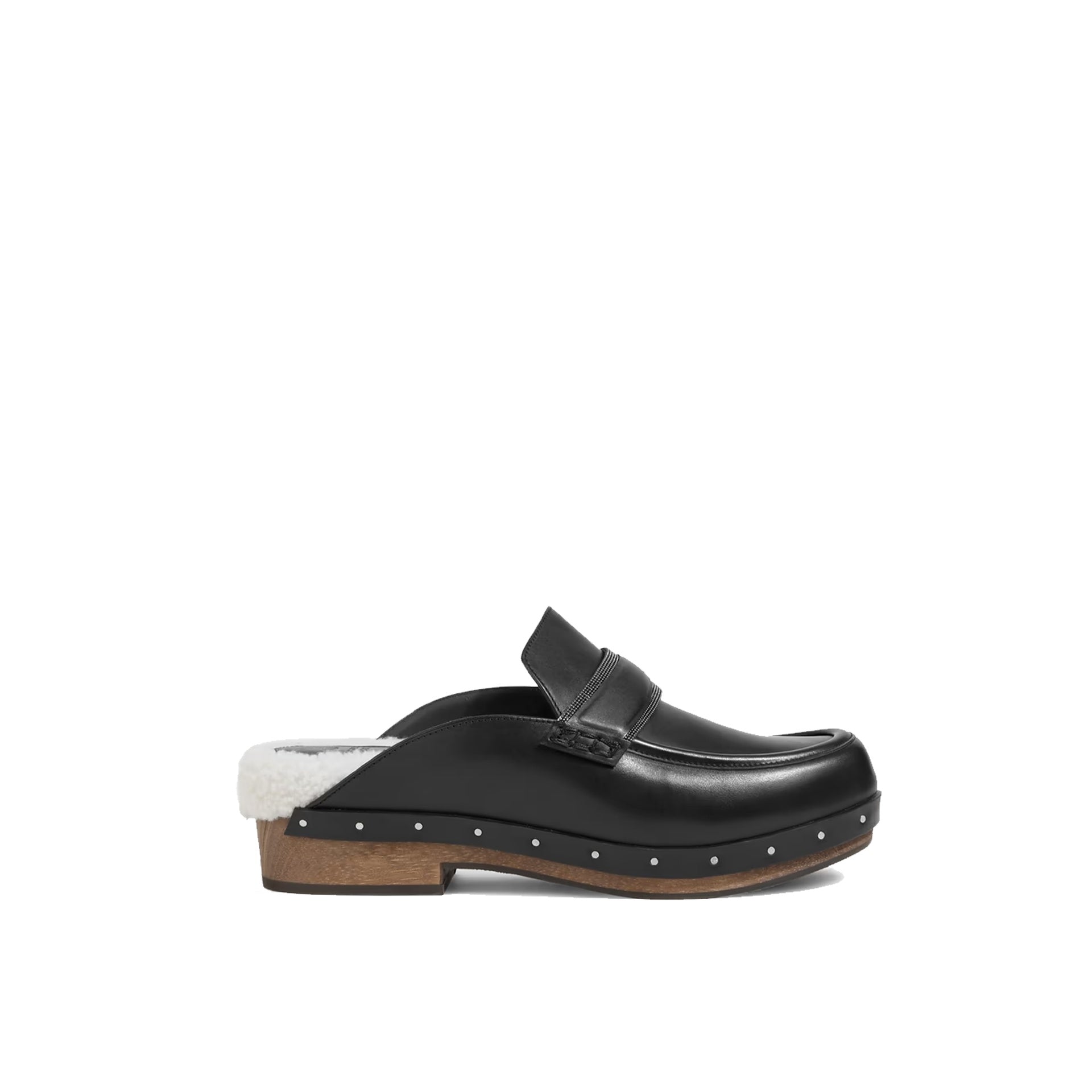 Brunello Cucinelli Leather Clogs Mules - WOMEN SHOES - Brunello Cucinelli - Jammy Dude
