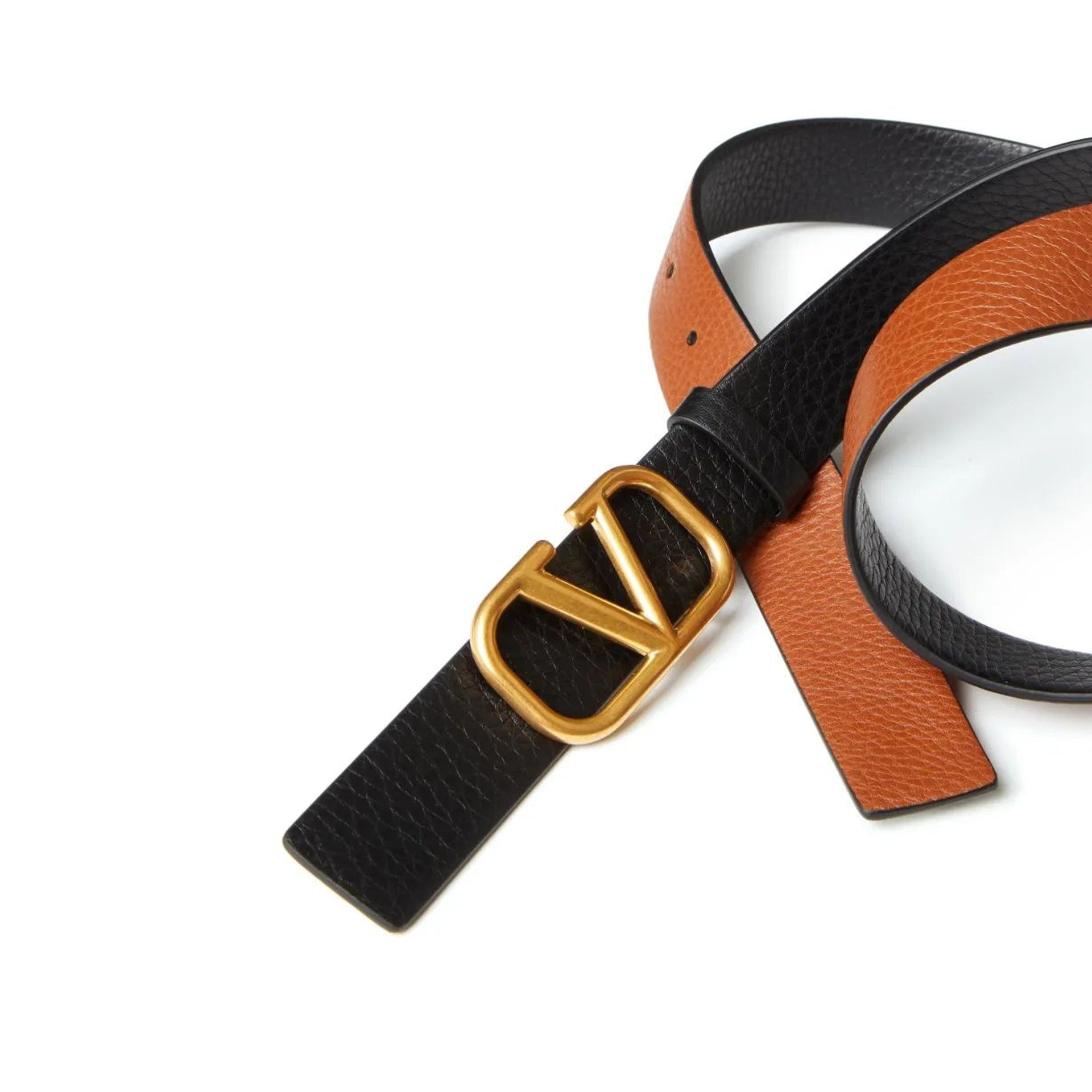 P116JD-Valentino Garavani Reversible Leather Belt