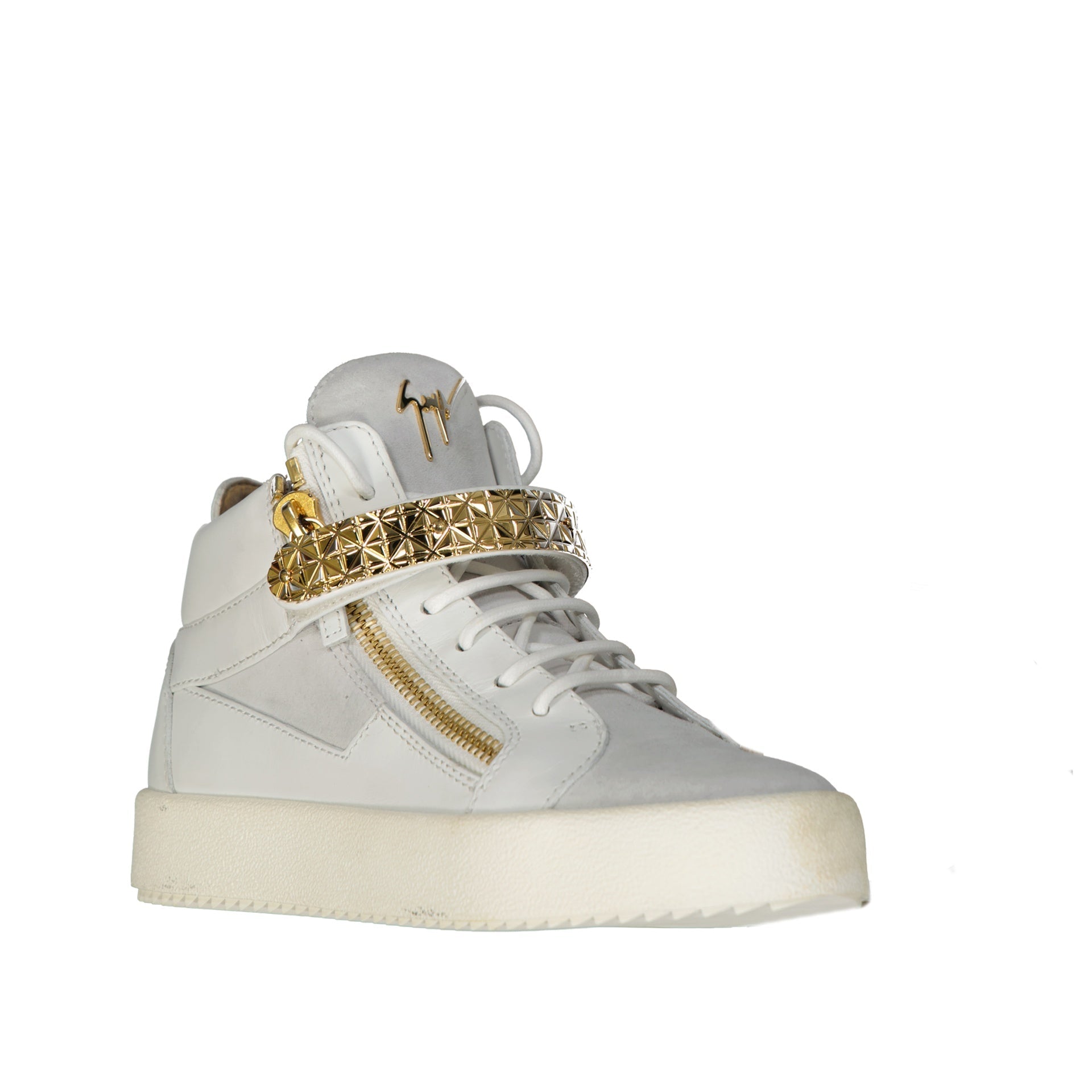 Giuseppe Zanotti High-Top Leather Sneakers - MEN SHOES - GIUSEPPE ZANOTTI - Jammy Dude