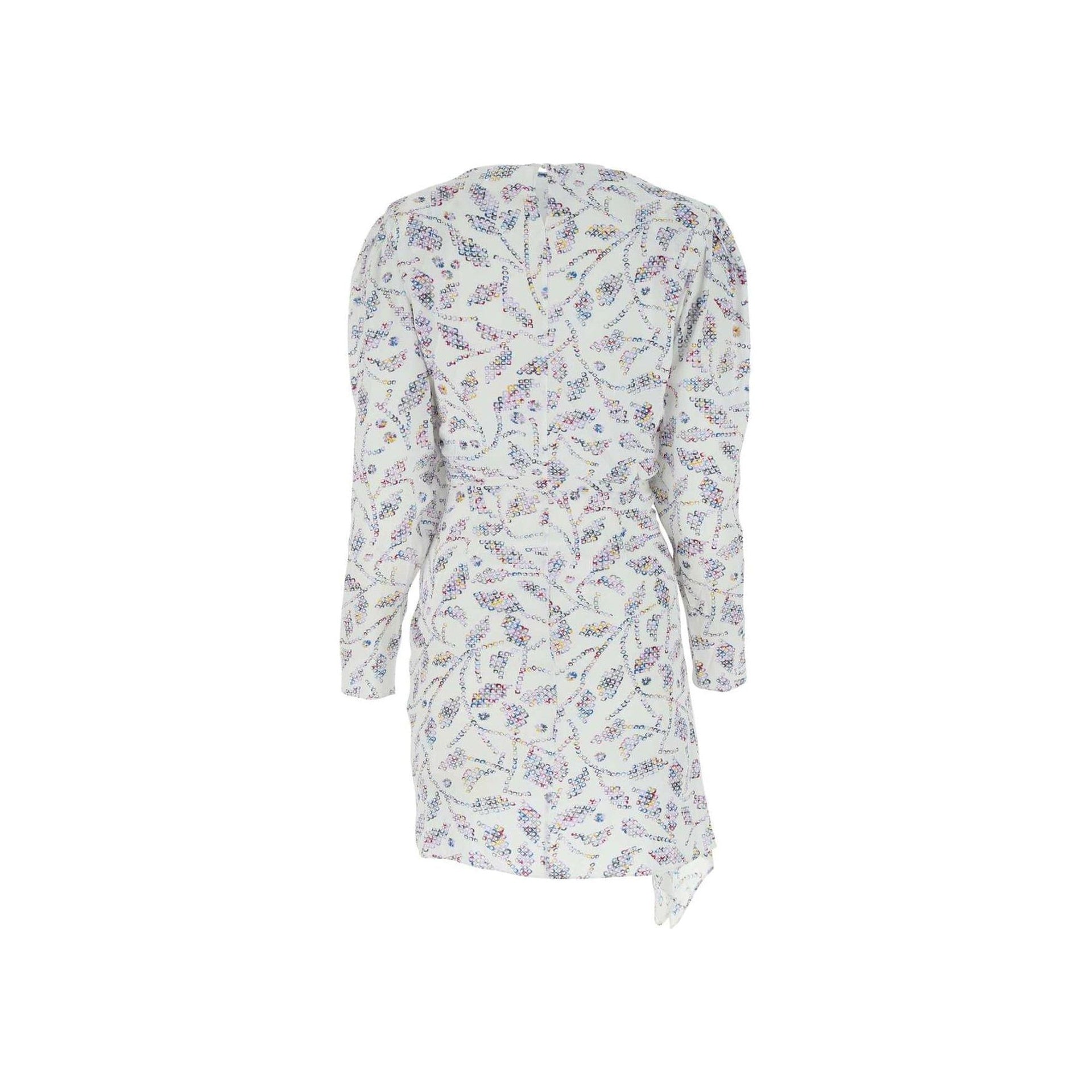 Asymmetric Long Sleeved Mini Dress