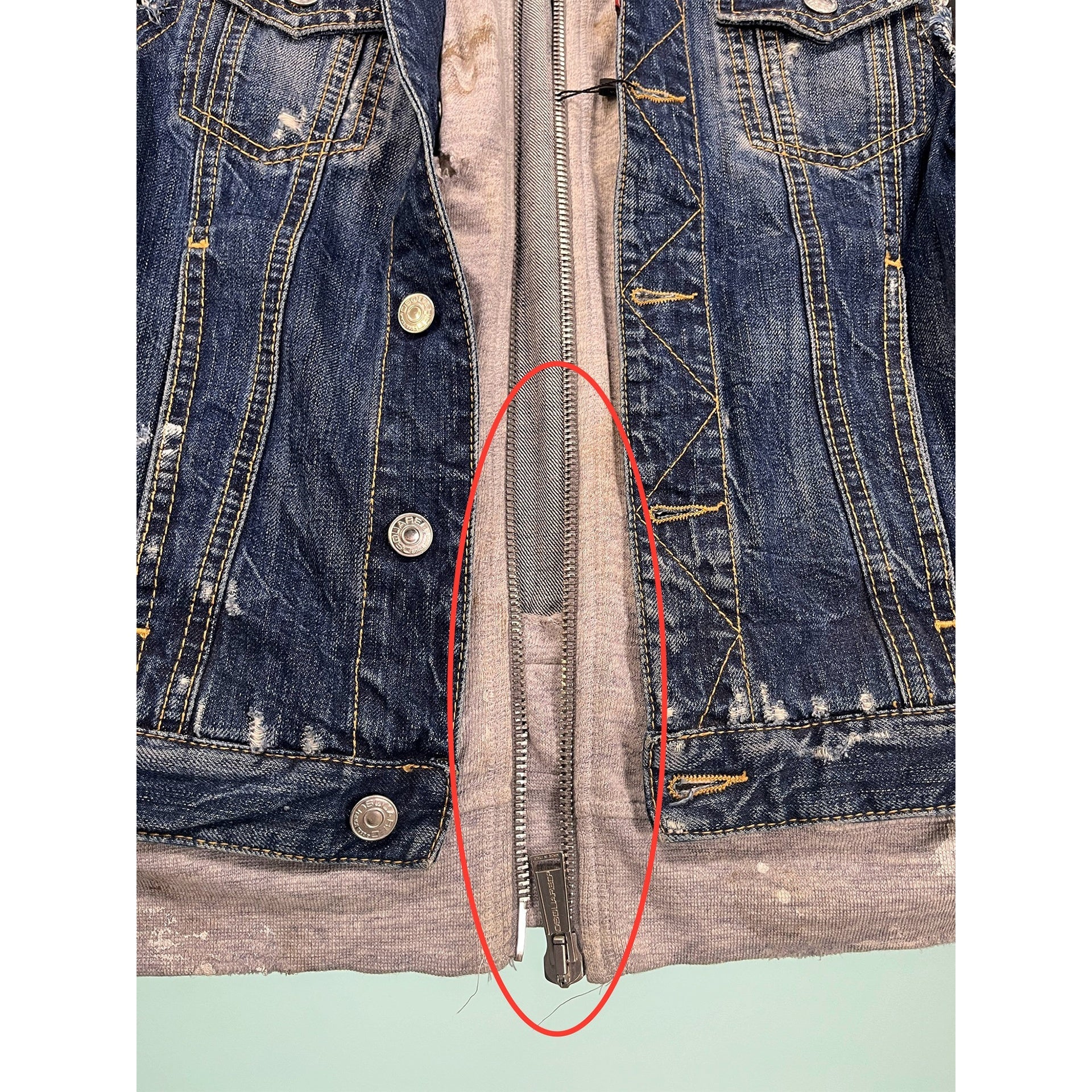 Dsquared2 Cotton Denim Jacket