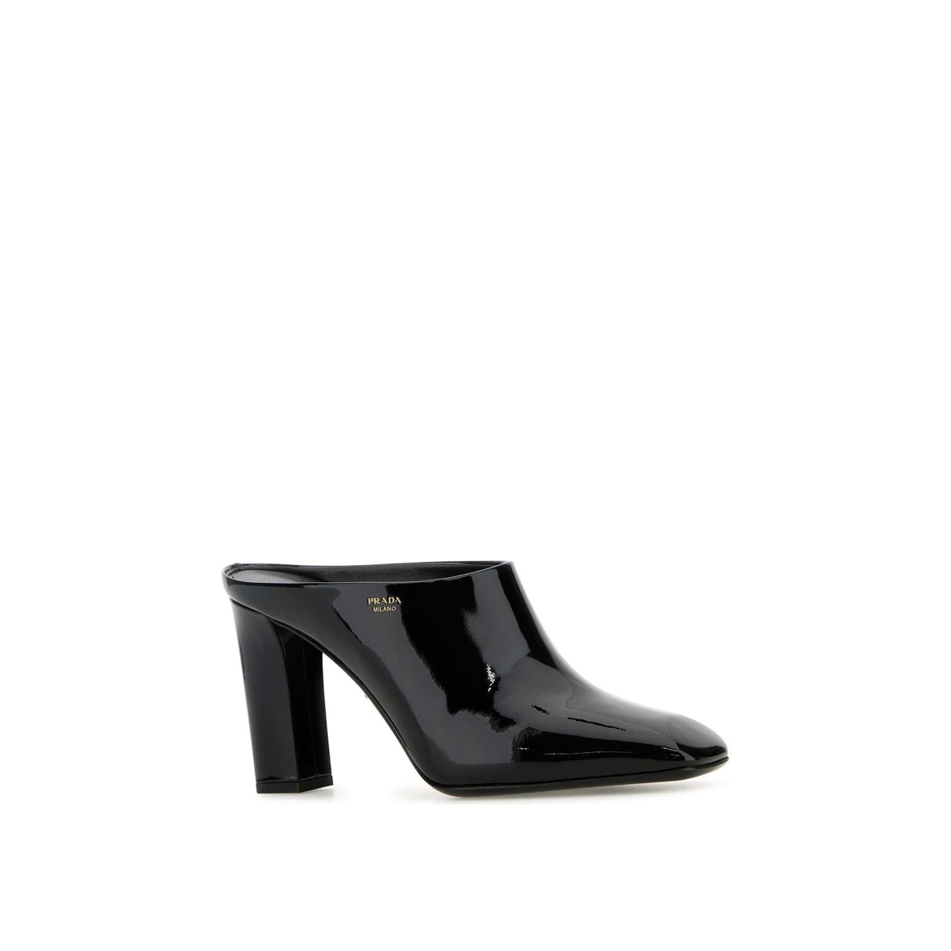 Prada Leather Mules 85mm