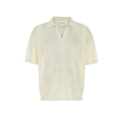 Prada Silk Blend Polo Shirt