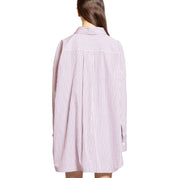 P116JD- THE ATTICO Striped Cotton Diana Shirt
