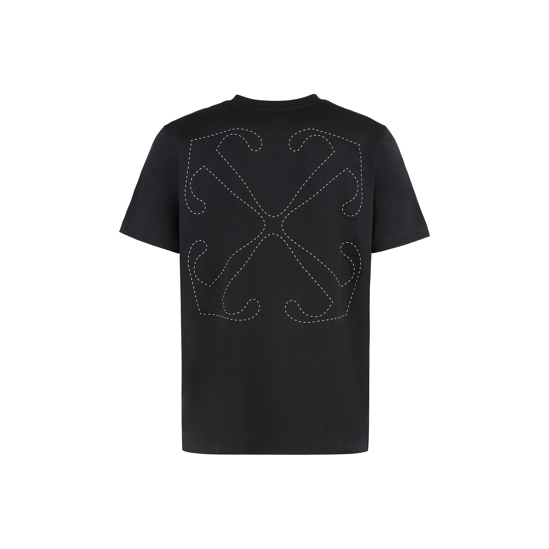 Off-White Cotton Crew-neck T-shirt