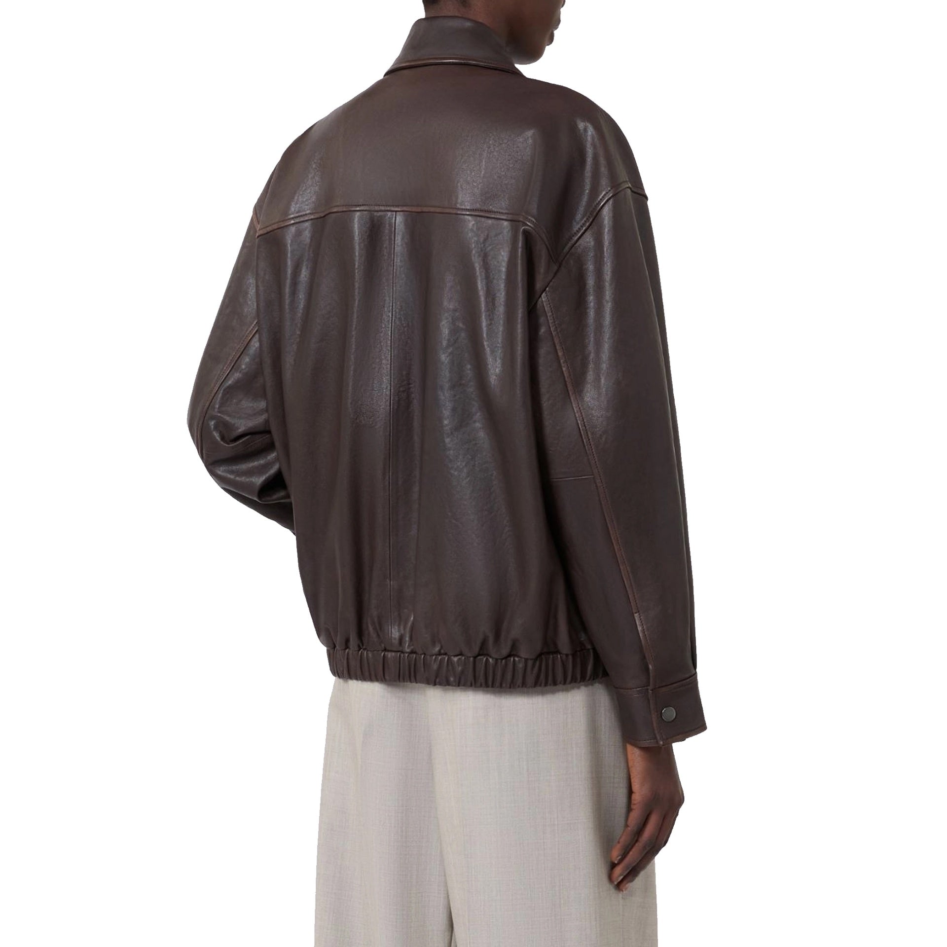 Max Mara Weekend Cose Leather Jacket - WOMEN CLOTHING - Max Mara Weekend - Jammy Dude