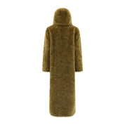 HERNO CURLY FAUX FUR Coat