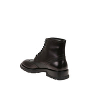 Alexander Mcqueen Leather Ankle Boots