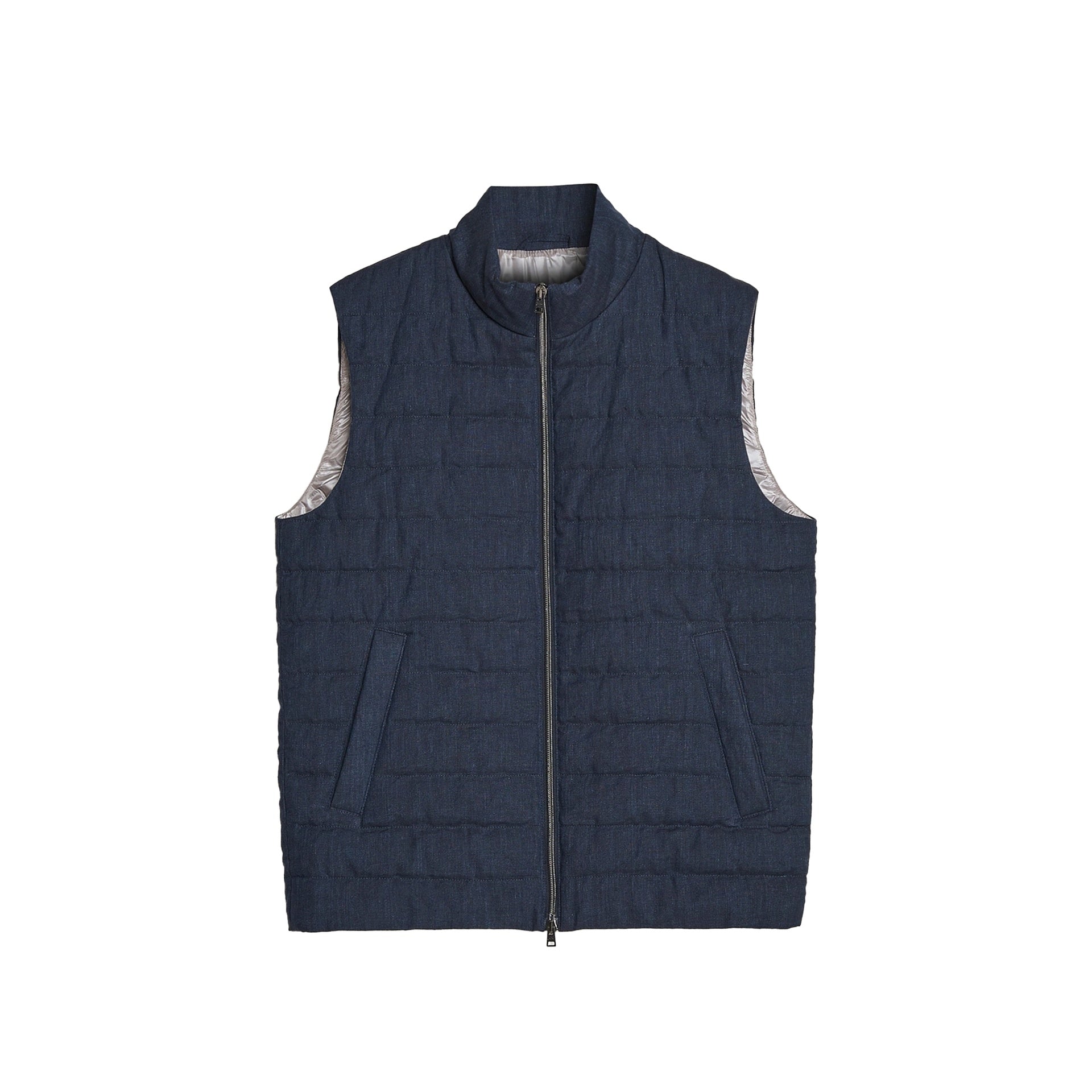 Herno Linen Down Gilet - MEN CLOTHING - HERNO - Jammy Dude