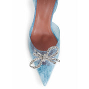 Amina Muaddi 95mm Rosie Glass Pumps