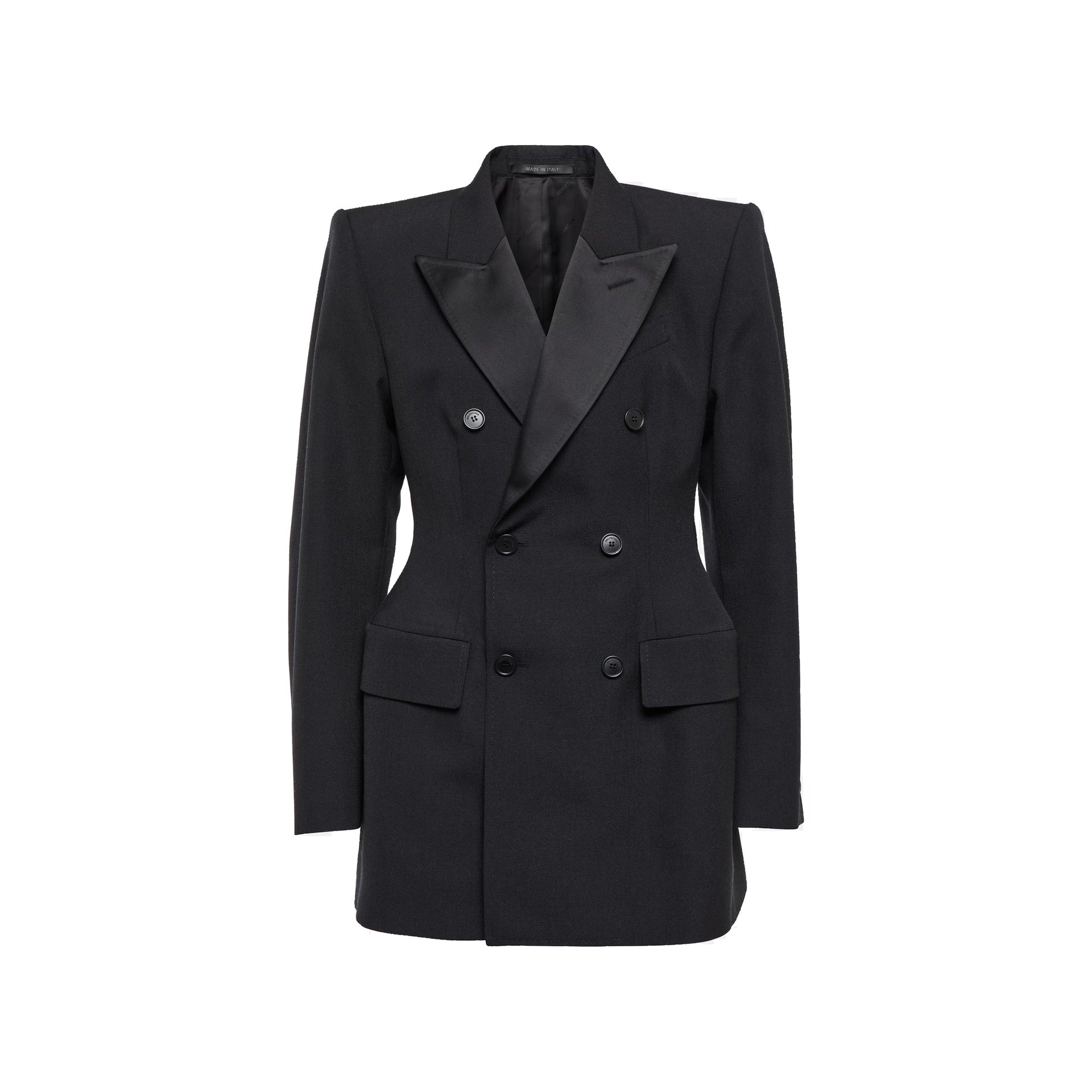 Balenciaga Hourglass Wool Jacket