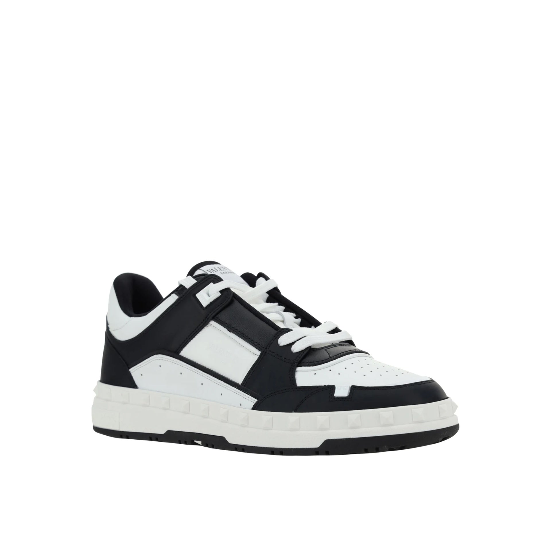 Valentino Garavani Two-tone Leather Freedots Sneakers
