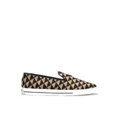 Prada Embroidered technical fabric slip-on shoes
