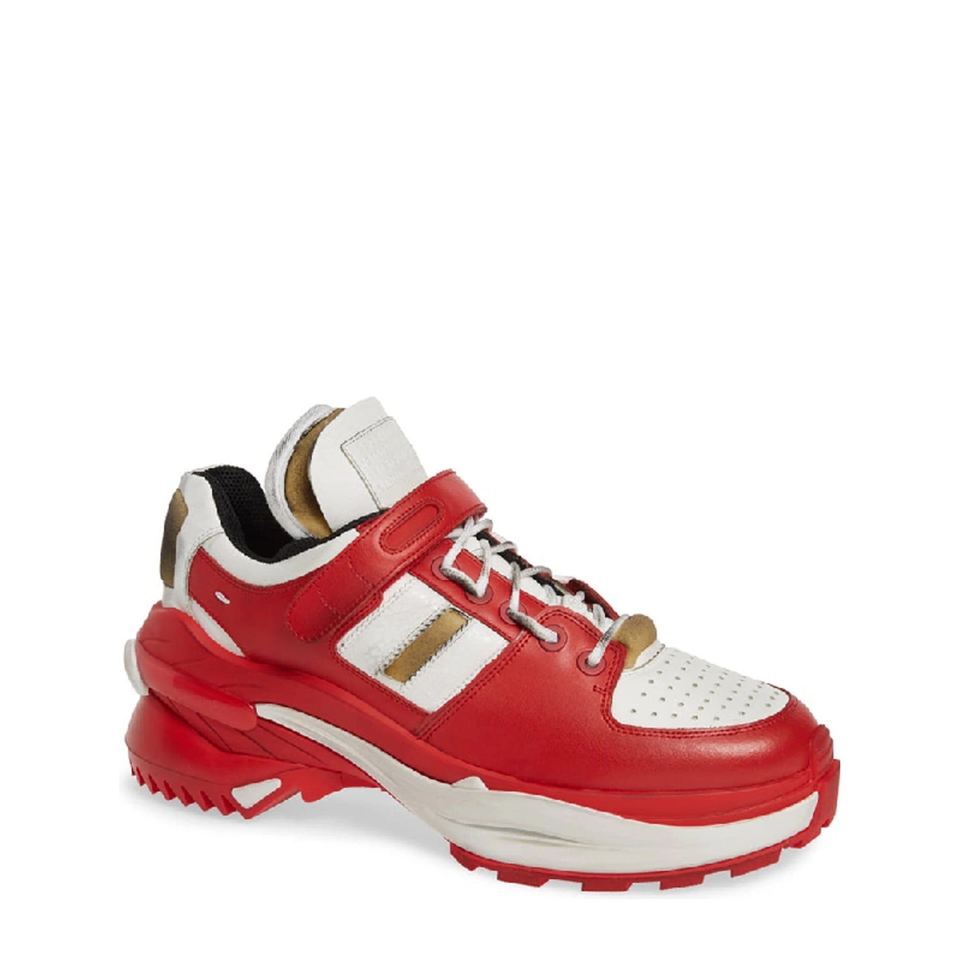 Maison Margiela Distressed Foam And Leather Sneakers - MEN SHOES - Maison Margiela - Jammy Dude