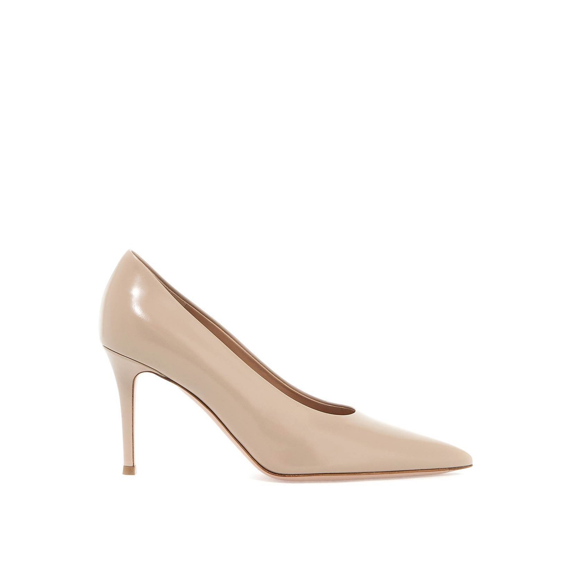 Gianvito Rossi Robbie Leather Pumps - WOMEN SHOES - Gianvito Rossi - Jammy Dude