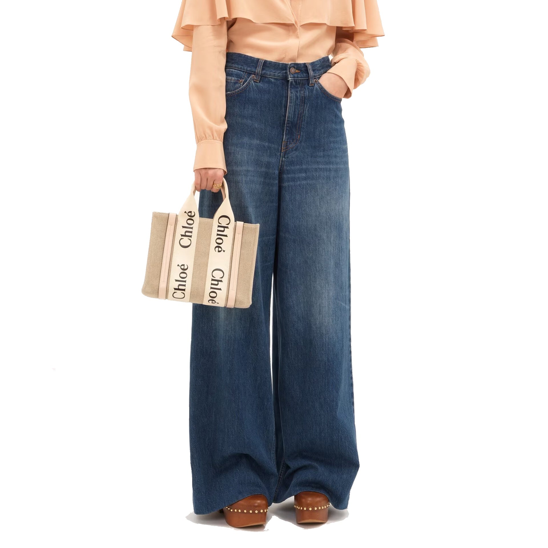Chloe' Woody Small Tote Bag - WOMEN BAGS - Chloe' - Jammy Dude