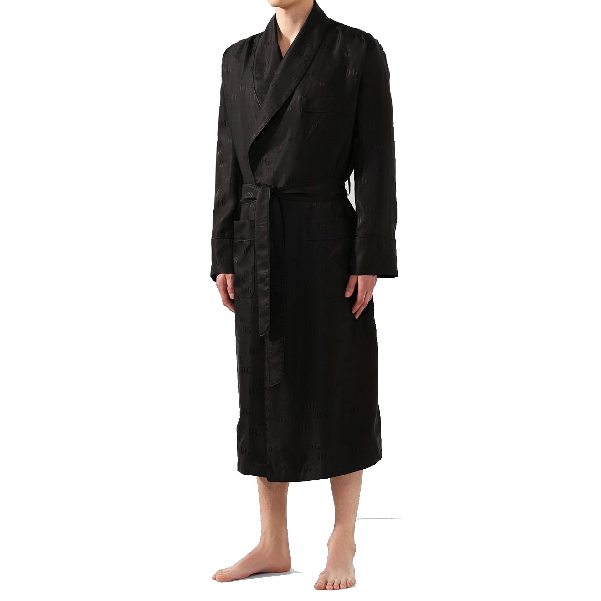 DOLCE & GABBANA Classic Silk Gown Robe