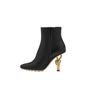 Bottega Veneta Knot leather ankle boots