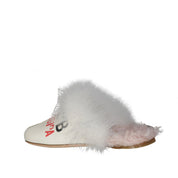 Miu Miu Logo Printed Mules