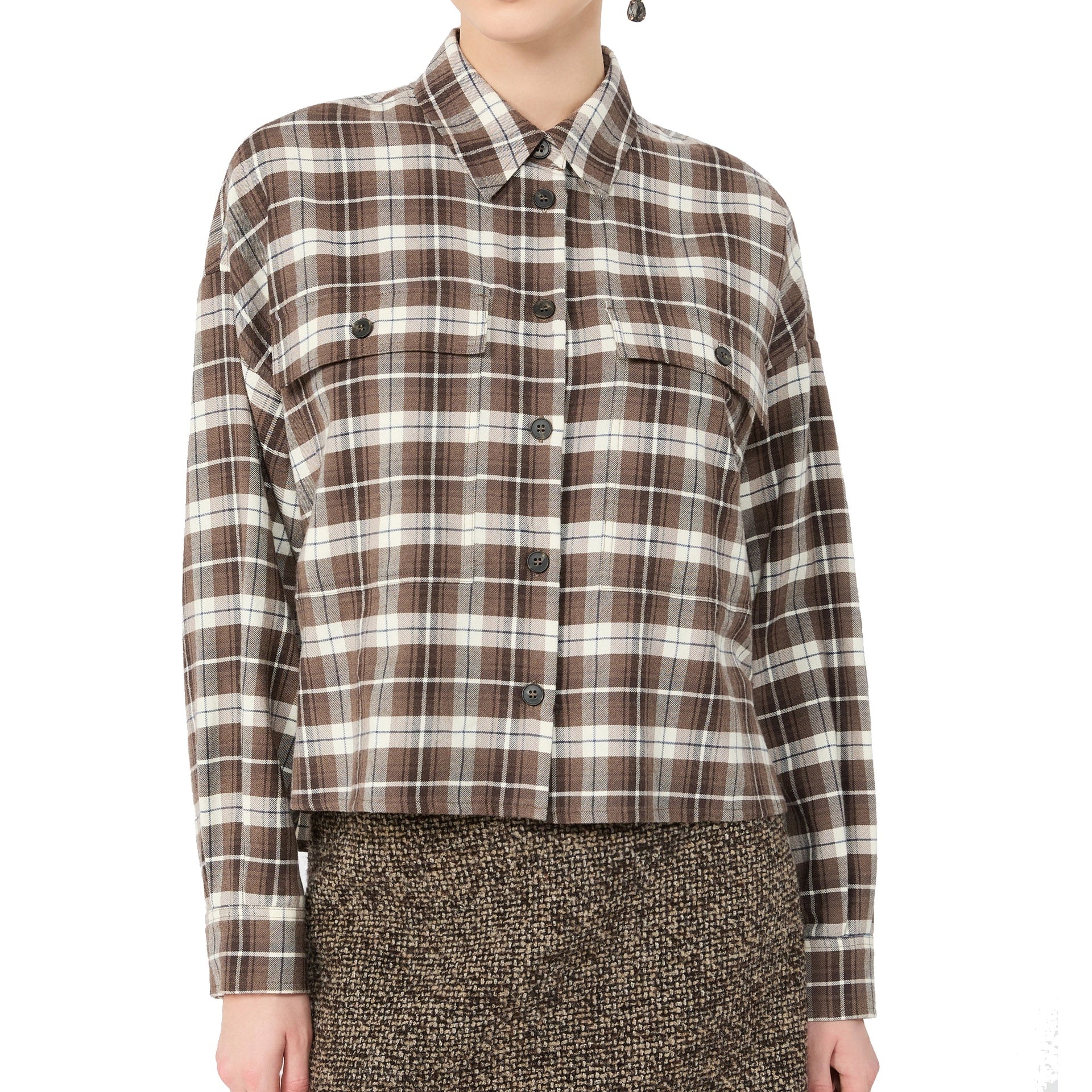 Max Mara Weekend Plaid Flannel Shirt - WOMEN CLOTHING - Max Mara Weekend - Jammy Dude