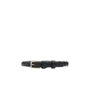 Valentino Garavani Vlogo Signature Leather Bracelet