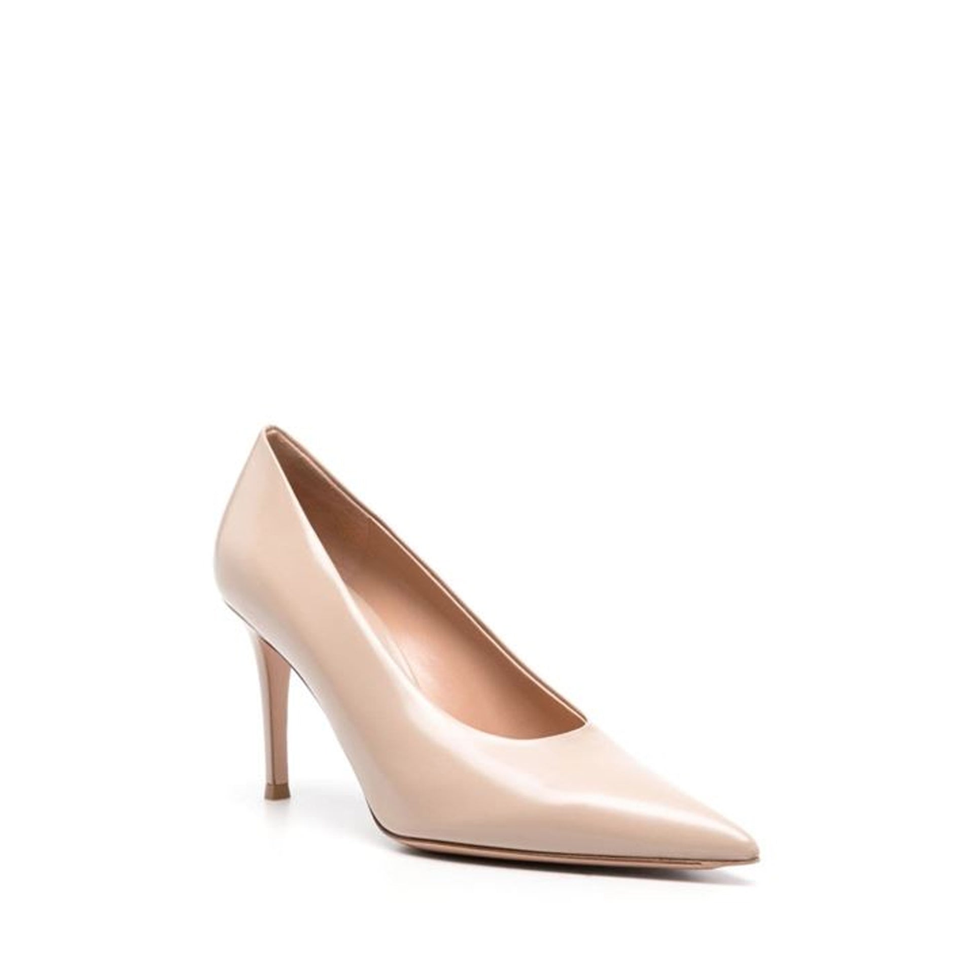 Gianvito Rossi Robbie Leather Pumps - WOMEN SHOES - Gianvito Rossi - Jammy Dude