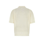 Prada Silk Blend Polo Shirt