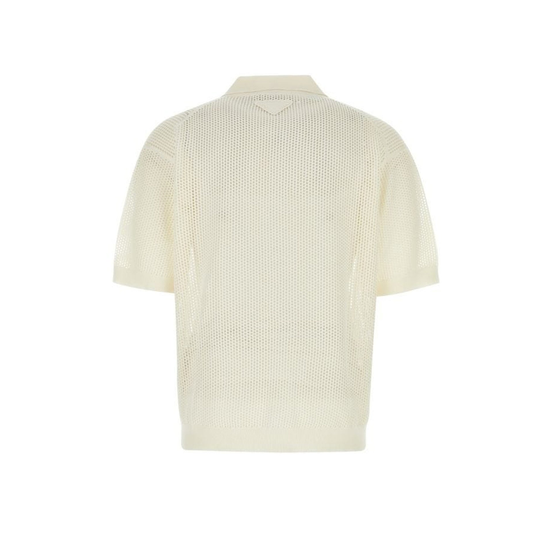 Prada Silk Blend Polo Shirt