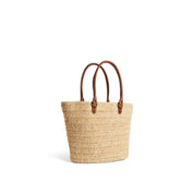 Balenciaga Le City Medium Raffia Bag