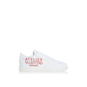 Valentino Garavani leather logo sneakers