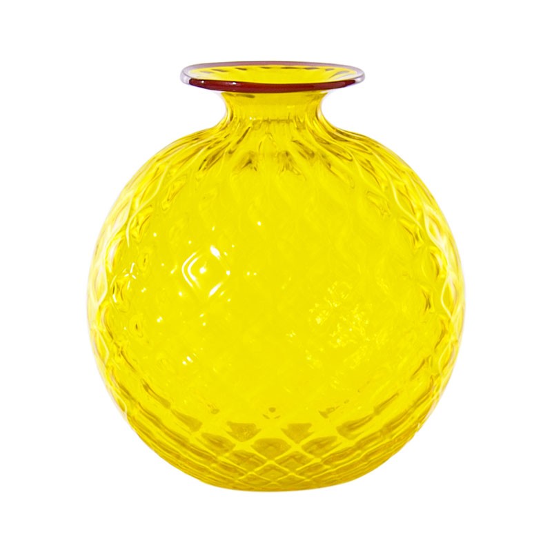 MONOFIORI BALLOTON -100.14- giallo filo rosso