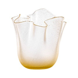 FAZZOLETTO -700.04- frozen cristallo foglia oro